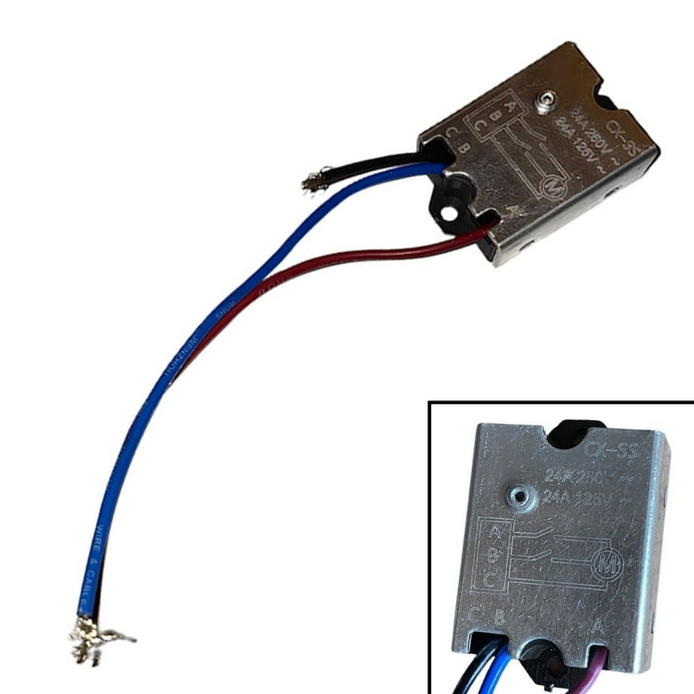 Trade-Shop Starting Resistance/Soft Start 20 A 230 V With 2 Cables For Angle Grinder Mitre Saw Circular Saw Chop Saw
