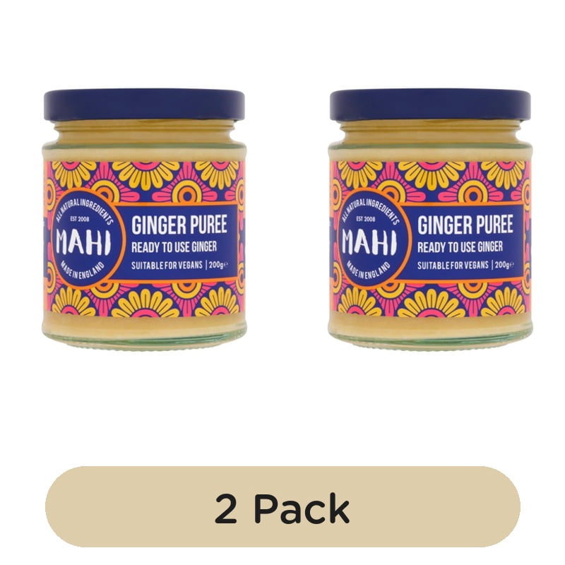 Mahi Ginger Puree 200g, British Import (Pack of 2)