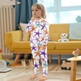 thumbnail image 5 of joogoo Starfish Style 2 Piece Long Sleeve Tee and Pants Cotton Pajama Set 6Y, 5 of 7