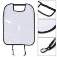 thumbnail image 3 of 2pcs Thicken Seat Back Protector Transparent Cover Child Baby Kick Mat Large Size Clean Keep for Car Truck SUV, 3 of 3