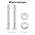 thumbnail image 2 of Hyper Tough Toilet Seat Bolt Set Fits Most Brands, For Universal Fit Rust Proof Plastic - 5.45 inches, 2 of 12