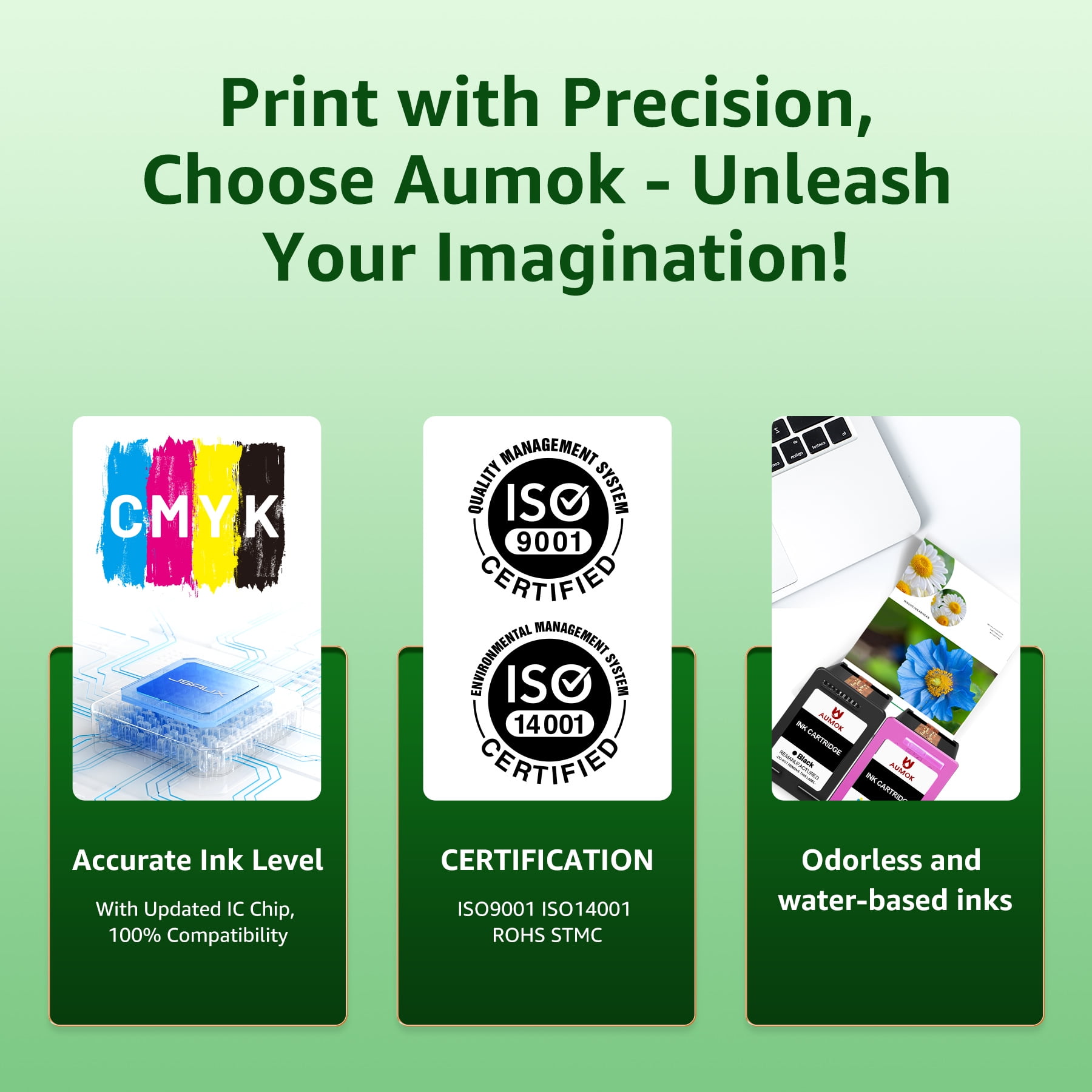 63XL Printer Cartridge Combo Pack with 63XL Black Ink Cartridge Compatible for HP63 OfficeJet, DeskJet, Envy, 2 Count