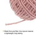 thumbnail image 4 of Uxcell 82ft Jute Twine 0.04inch 3 Ply Natural String for DIY Crafts Pink, 4 of 7