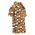 thumbnail image 5 of Boys Pumpkins Ghosts Halloween Tshirt Polo (4Y, Orange), 5 of 5