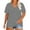 520_Grey, variant on Sweet Home Farm V Neck T Shirts for Women Plus Size Short Sleeve Tops Casual Summer Tshirts Loose Fit Tee Short Sleeve Shirts for Women Beige