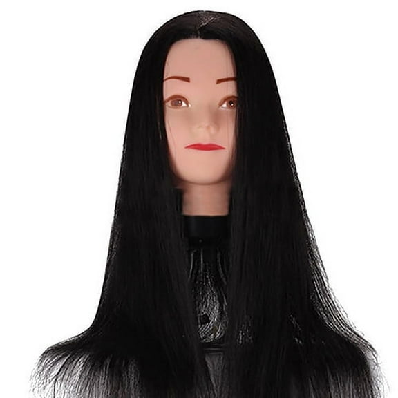 Happydeer Practice Training Head Human Long Hair Model Hairdressing Mannequin Doll