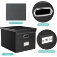 thumbnail image 3 of File Organizer Box with Lid (Negro), 3 of 4