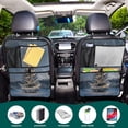 thumbnail image 5 of WOBOGO Christmas Tree Backseat Car Organizer Footed Universal Car with Touch Screen Tablet Holder Rear Seat Protector, 5 of 7