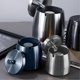 thumbnail image 3 of Windproof Stainless Steel Ashtray with Lid, Anti-Scalding Cigarette Storage for Home and Hotel Use, 3 of 5