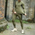 thumbnail image 4 of Deportes al aire libre Long Johns Ropa térmica Ropa interior Top y pantalones Conjunto de 2 piezas Secado rápido Ajuste ceñido (XXL), 4 of 5