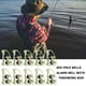 thumbnail image 5 of Clip De Campanas Gemelas 10 Uds. Clip de campanas de alerta de mordedura de pescado, Clips de campanas de alerta fuertes, herramientas de pesca nocturna, 5 of 5