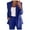 Blue, variant on Aboser Two Piece Blazer Outfits for Women Business Casual Work Sets Open Front Pants Set Long Sleeve Blazer Suit Jackets with Pants