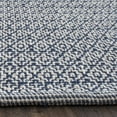thumbnail image 3 of SAFAVIEH Montauk Audra Geometric Cotton Area Rug, Ivory/Navy, 8' x 10', 3 of 6
