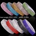 thumbnail image 4 of Self Adhesive Champagne Crystal Rhinestone Strips Rhinestone Ribbon Bling Gemstone Sticker Rhinestone Roll for Craft with 2 mm Rhinestone for DIY Arts, 4 of 4