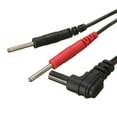 thumbnail image 5 of (4 pack) 2 PCS Standard 45" Lead Wire compatible with most TENS, EMS and IF units, 5 of 6