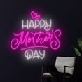 thumbnail image 3 of Handmadetneonsign Happy Mother's Day Wall Art, Mother Day Wall Decor, Mother's day Wall Decor, 3 of 5
