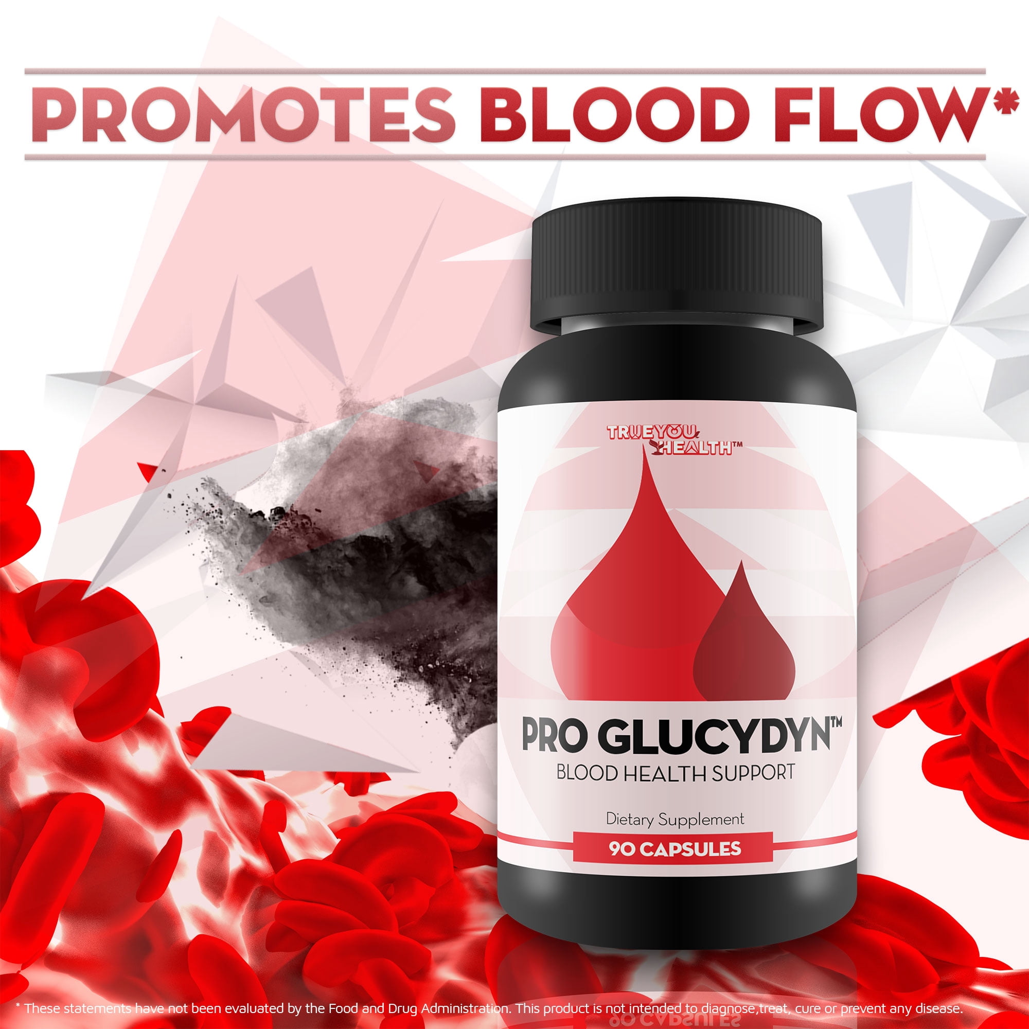 Pro Glucydyn - Blood S Health Support Supplement - Garlic, Turmeric, Berberine, Green Tea + Vitamins, Minerals, Herbs - Promote Balanced Blood Health & Circulation - Help Improve Blood Flow Naturally