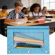 thumbnail image 4 of Three-hole Pen Case Transparent Document Folder Oxfords Cloth Storage Bag Large Airss Vent Large Capacity Stationery Bag, 4 of 7