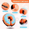 thumbnail image 3 of Soft Inflatable Dog Cones for Medium Dogs & Cats - Gentle Dog Cone Collar Alternative Post-Surgery - Adjustable Dog Donut Cone for Pet's Protection & Comfort - Stop Licking & Promote Healing, 3 of 4