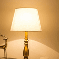 thumbnail image 4 of Lamp Shade Harp Holder Adapter,Includes Finial and Lampshades Levellers to Keep Lamp Shade Hardware in Place 2 Pack,2pcs * Lamp Shade harp Holder,Black, 4 of 7