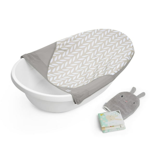 Ingenuity Sylvi 3-in-1 Grow with Me Baby Bathtub, Plastic, Ages 0-24 Months