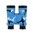 thumbnail image 1 of Binoculares para niños con mejor campo de visión y aumento de 6x para observación de aves. Camuflaje azul, 1 of 7