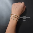 thumbnail image 4 of 3mm Moissanite Tennis Bracelets Women Gold Bracelets D Color VVS1 Clarity Red Diamond Tennis Bracelets S925 Sterling Silver Bracelets for Women（6-8 inchs）, 4 of 6