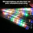 thumbnail image 2 of ZOELNIC LED Falling Rain Lights with 30cm 8 Tube 192 LEDs, Meteor Shower Light, Falling Rain Drop Lights, Icicle String Lights for Holiday Party Wedding Christmas Tree Decoration (Multicolor,2Pack), 2 of 10