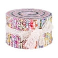 thumbnail image 1 of SUTENGDA 36 Pieces Jelly Roll Multi-Color Fabric Quilting Fabric Strips with Different Patterns for Sewing Quilting Crafting Home DIY, 1 of 8