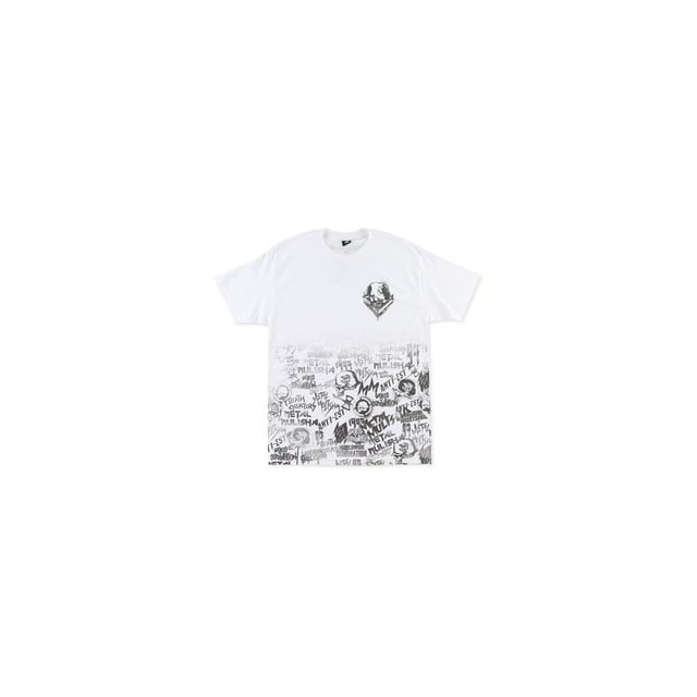Camiseta gráfica Metal Mulisha Crush para hombre blanca XXL