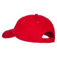 thumbnail image 3 of Keep America Great USA Flag Map Embroidered Low Profile Washed Cap - Red OSFM, 3 of 5