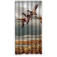 thumbnail image 1 of ABPHQTO Mallard Ducks Fly In Sky Cortina de ducha Cortina de ducha impermeable 90x180 cm, 1 of 2