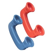 Novelty Place 2 Pack Whisper Phones for Speech Therapy & Reading - Auditory Feedback to Improve Fluency, Comprehension & Pronunciation, Hear Myself Sound Phone (Blue and Red)