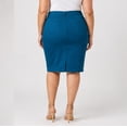 thumbnail image 2 of Jack david Womens Plus Size Stretch 24'' Length Casual Twill Cotton Skirt A500, 2 of 7