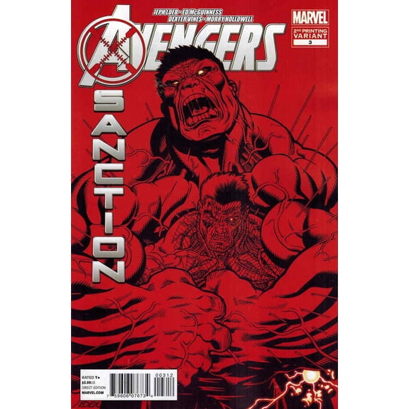 Avengers: X-Sanction #3 (2nd) VF ; Marvel Comic Book