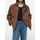 thumbnail image 1 of Abrigo Retro de un solo pecho para mujer, chaqueta informal de manga larga con solapa acolchada, Color sólido, ropa de calle para mujer, moda de otoño, nuevo, 1 of 5