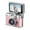 Pink, variant on Compact Digital Camera with 7" LCD 1080P Video Flip Screen 64GB Storage Portable for Travel and Everyday Use