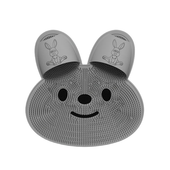 Yuarrent Herramienta de silicona para y frotamiento de pies, limpieza y masaje, ducha exfoliante de pilar de silicona para el día Juegos de accesorios de baño