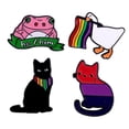 thumbnail image 1 of 4 Unids Mujeres Hombres Broche Pin Insignia Regalo Ropa Accesorios Decoración Joyería Breastpin Moda para Blusa Camisas Chaquetas Bolsos Pañuelos, 1 of 9