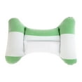 thumbnail image 1 of Cojín de aire flocado para la cintura, suave y cómodo, portátil, para la espalda baja. Verde, 1 of 9