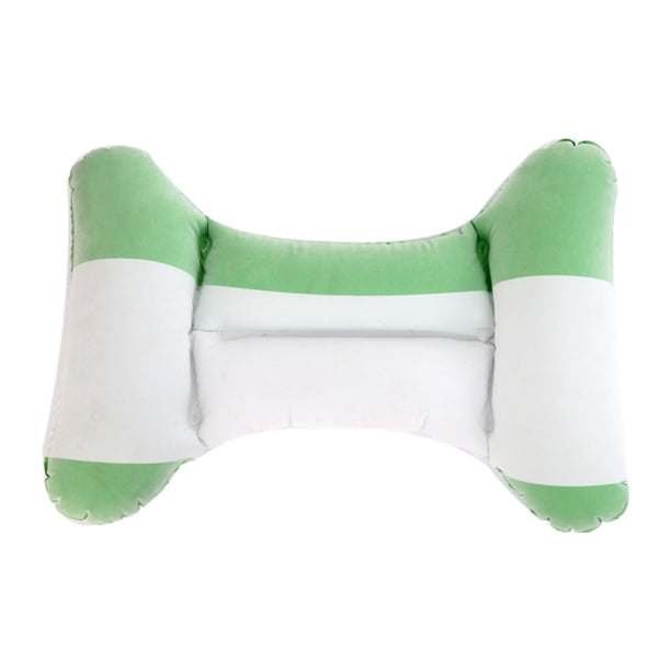 Almohada de soporte lumbar almohada baja de espalda fácil de transportar y almacenar silla ergonómica almohada de almohada de almohada para la oficina Verde