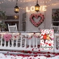 thumbnail image 4 of Valentines Day Garden Flag for Outside, Cardinals with Hearts, Double Sided Seasonal Yard Decoration, 12 x 18 Inch, 4 of 6