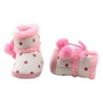 thumbnail image 5 of Lovebay Infant Boots Winter Baby Girl Shoes Soft Sole Anti-Slip Toddler Snow Warm Prewalker Newborn Slippers Wave Point Pink 12-18 Months, 5 of 6