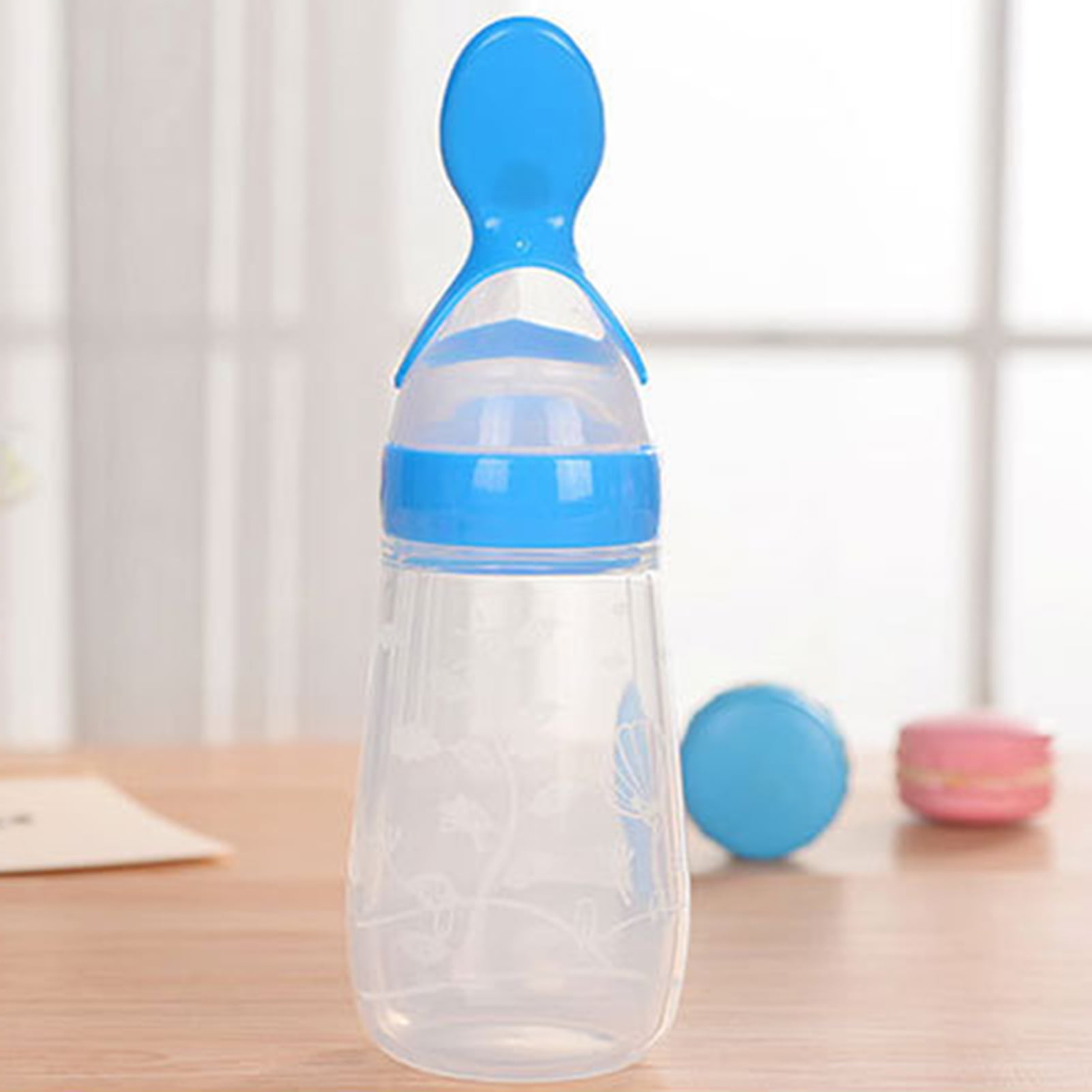 Buy Wholesale China Bpa Free Silicone Baby Food Feeder Colorful Pacifier Baby  Feeder Silicone Spoon & Baby Silicone Squeezing Feeding Spoon at USD 3