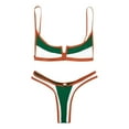 thumbnail image 2 of Milageto Female Bikini Set Adjustable Shoulder Straps Swimsuit for Travel Beach Party L, 2 of 8
