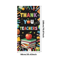 thumbnail image 2 of Colorful Teacher Appreciation Banner School Theme Classroom Decoration Educational Supplies for Teacher's Day School Event Celebration, 2 of 4