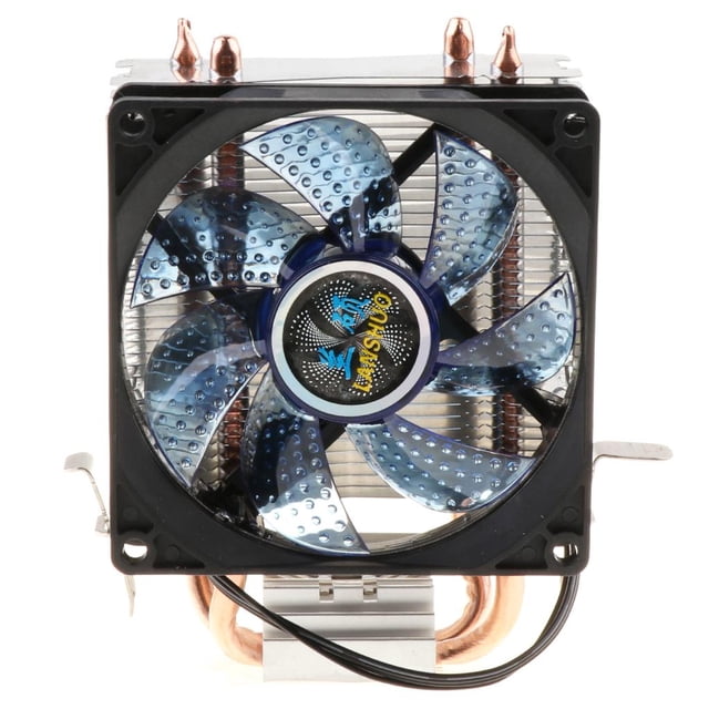 Ventilador Silencioso De La CPU Ventilador De 4 piezas Cable 12 RGB Refrigerador De La CPU Disipador Azul shamjiam ventilador de refrigeración de la CPU del ordenador