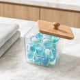 thumbnail image 4 of ZZkhGO Clear Plastic Laundry Pods Container, Sturdy Detergent Storage Bin with Knob Handle, Space-Saving Organizer for Laundry Room Kitchen Bathroom, 4 of 7