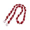 thumbnail image 4 of Correa de cadena para bolso, cuentas DIY extraíbles para bolso de hombro pequeño, bolso para hacer bolsos Rojo, 4 of 8