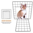 Assemble Dog Cage Door Playing Sheet Pet Puppy Cage Door Iron Cage Door